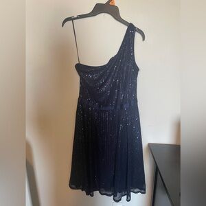 One should Blue Sequin Dress